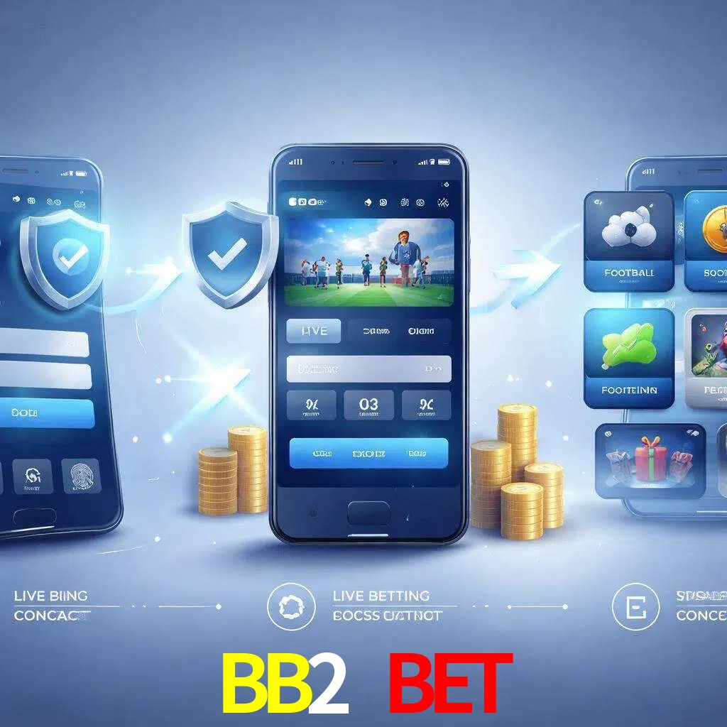 Pasos de acceso a la app BB2 BET en pantalla de teléfono móvil